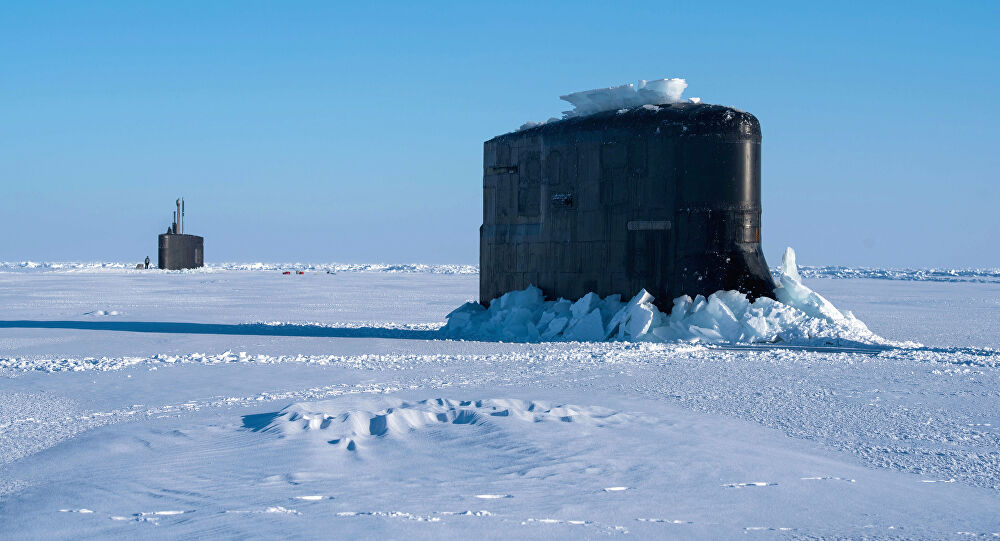 دام برس : دام برس | لأول مرة في تاريخ روسيا: 3 غواصات نووية تطفو معاً محطمة الجليد بالقطب الشمالي